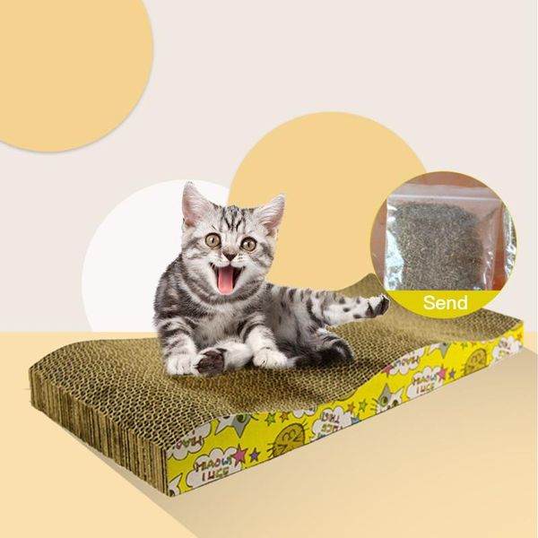 cat toys big-size durable pet scratcher pad with catnip toy scratch board bed mat claw care supplies
cat toys big-size durable pet scratcher pad with catnip toy scratch board bed mat claw care supplies