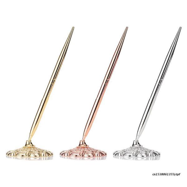ballpoint pens retro metal pen attached base stand desk office counter wedding guest sign signature stationery, Blue;orange
ballpoint pens retro metal pen attached base stand desk office counter wedding guest sign signature stationery, Blue;orange