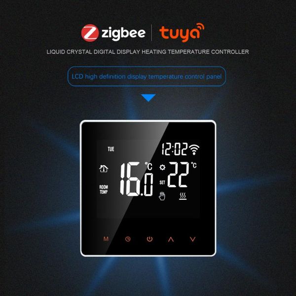 smart home control 1pc tuya zigbee thermostat temperature controller for electric floor heating water/gas boiler voice work google
smart home control 1pc tuya zigbee thermostat temperature controller for electric floor heating water/gas boiler voice work google