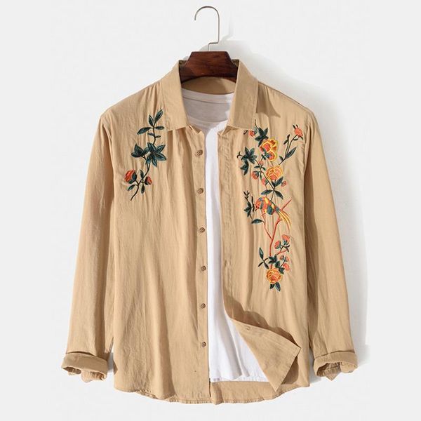 men's casual shirts retro floral men 2021 luxury flower embroidery dress shirt long sleeve chemise homme social streetwear hawaiian, White;black
men's casual shirts retro floral men 2021 luxury flower embroidery dress shirt long sleeve chemise homme social streetwear hawaiian, White;black