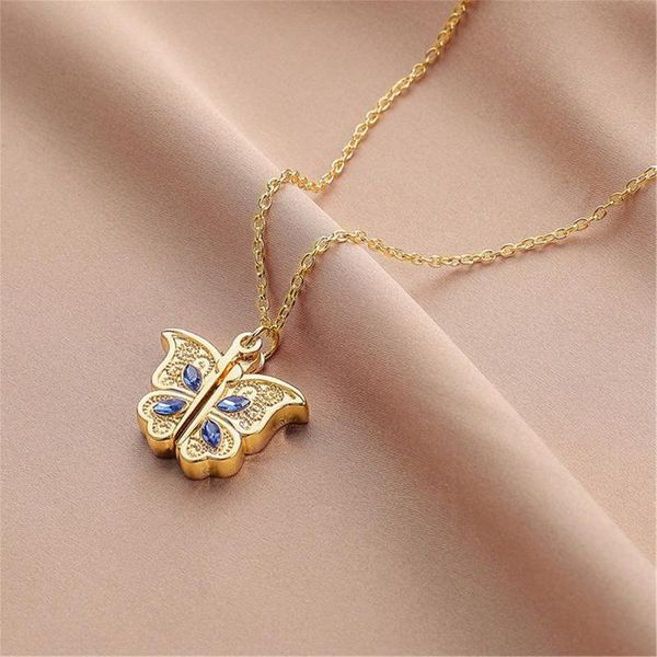 pendant necklaces woman's butterfly chain necklace for women jewelry crystal long fashion gift, Silver
pendant necklaces woman's butterfly chain necklace for women jewelry crystal long fashion gift, Silver