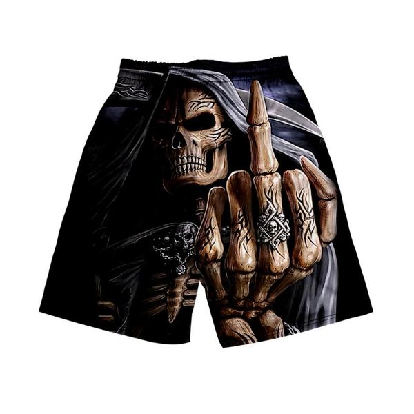 men's shorts skull 2021 summer low-waist polyester straight casual beach pants print cool fashion harajuku, White;black
men's shorts skull 2021 summer low-waist polyester straight casual beach pants print cool fashion harajuku, White;black