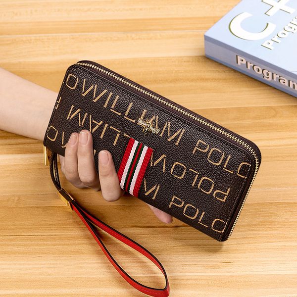 classic wallets fashionable and lady bank card bag long multi - functional purse, Red;black
classic wallets fashionable and lady bank card bag long multi - functional purse, Red;black