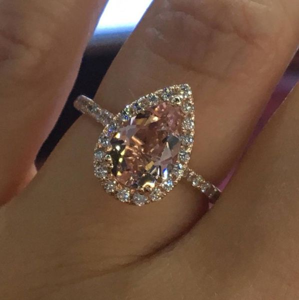 wedding rings luxury female big pink stone ring fashion rose gold jewelry crystal zircon water drop vintage for women, Slivery;golden
wedding rings luxury female big pink stone ring fashion rose gold jewelry crystal zircon water drop vintage for women, Slivery;golden