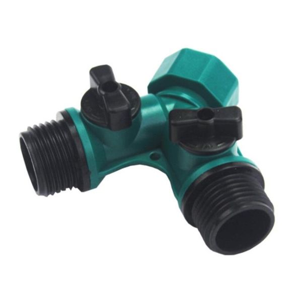 watering equipments 2 pcs way garden water pipe connectors with shut-off valves y shape hose splitter for 3/4 inch thread connector
watering equipments 2 pcs way garden water pipe connectors with shut-off valves y shape hose splitter for 3/4 inch thread connector