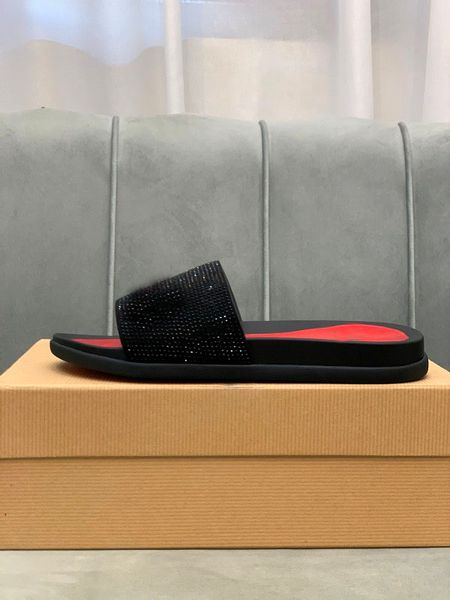 designer luxury christian louboutin red bottom slippers for men s mens shoes fashion slides flip flop leather flat sandals designers sliders, Black
designer luxury christian louboutin red bottom slippers for men s mens shoes fashion slides flip flop leather flat sandals designers sliders, Black