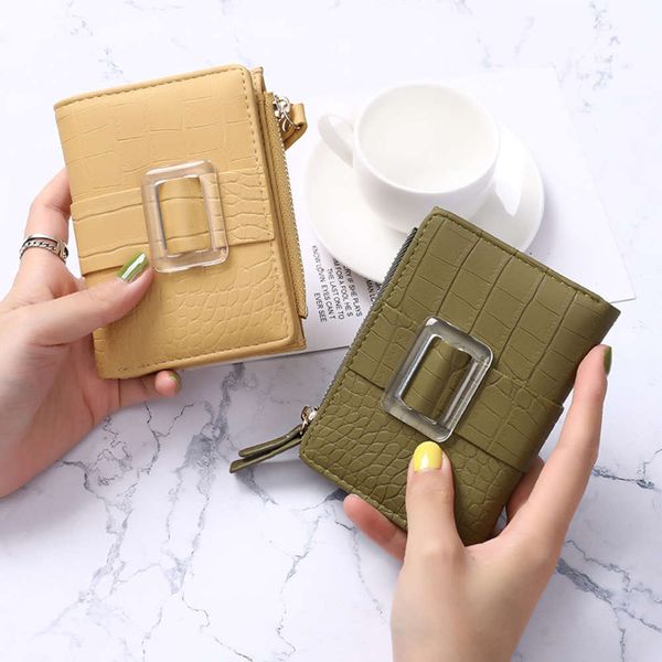 women's short wallet 2021 korean fashion solid color simple folding multi card zipper zero 2zt6, Red;black
women's short wallet 2021 korean fashion solid color simple folding multi card zipper zero 2zt6, Red;black