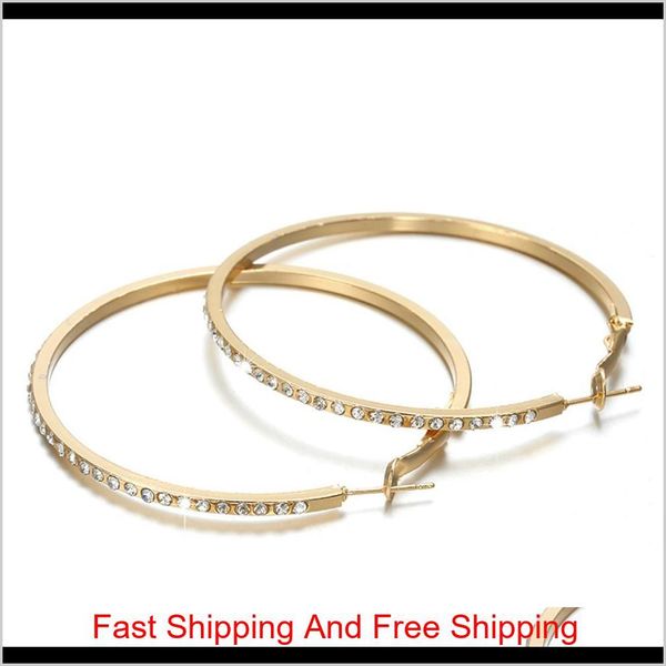 fashion designer hoop earrings with rhinestone circle simple earring big circle gold color loop earrings for women jewelry gift p27lw pilcq, Golden;silver
fashion designer hoop earrings with rhinestone circle simple earring big circle gold color loop earrings for women jewelry gift p27lw pilcq, Golden;silver