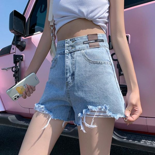 women's shorts women jean summer korean style denim streetwear high waist wide leg femme vetement ropa mujer pantalon verano, White;black
women's shorts women jean summer korean style denim streetwear high waist wide leg femme vetement ropa mujer pantalon verano, White;black