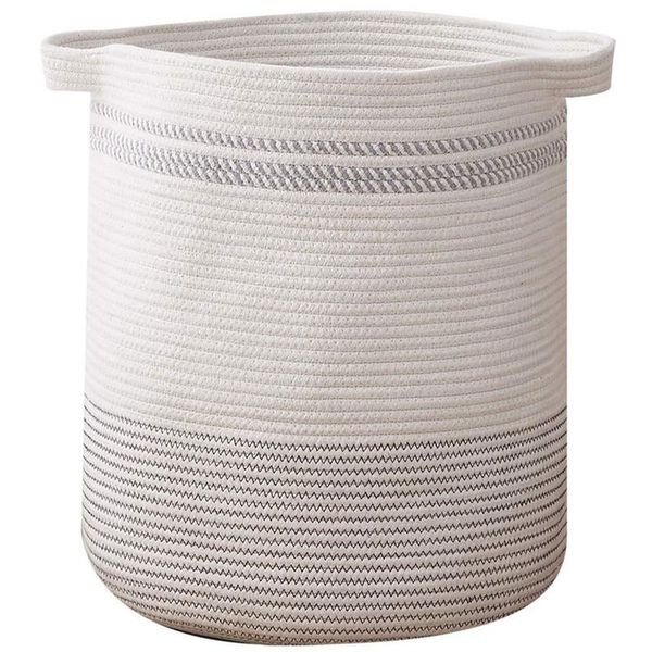 storage baskets laundry basket-cotton rope basket large with handles, modern decorative woven for toys
storage baskets laundry basket-cotton rope basket large with handles, modern decorative woven for toys