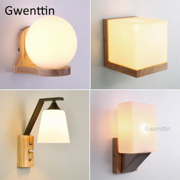 wall lamp nordic solid wood lamps led glass ball mirror light modern sconce for nnedroom bathroom stair home decor fixtures e27
wall lamp nordic solid wood lamps led glass ball mirror light modern sconce for nnedroom bathroom stair home decor fixtures e27