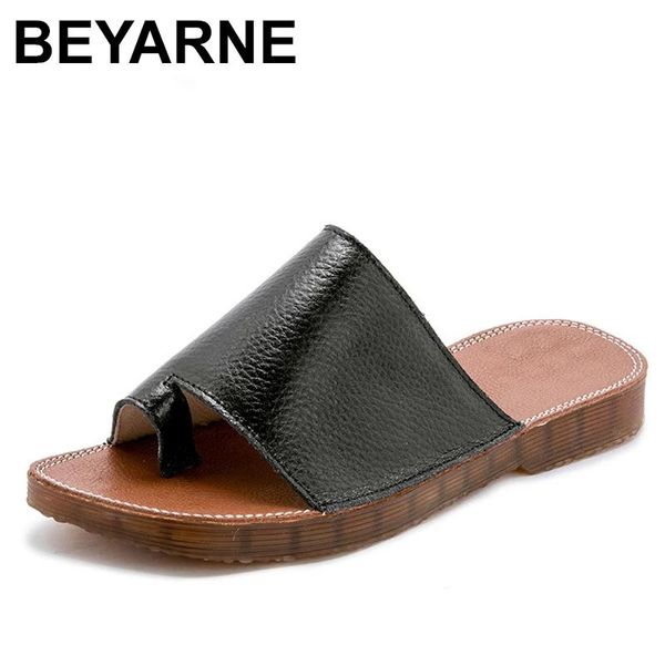 slippers beyarne genuine leather summer sandals women shoes foot correction orthopedic bunion corrector, Black
slippers beyarne genuine leather summer sandals women shoes foot correction orthopedic bunion corrector, Black
