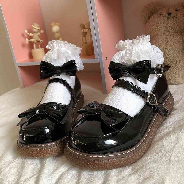 slippers bowtie japanese student shoes women heart-shaped ankle-strap mary jane low heel pumps sweet lovely jk shoe hrqs, Black
slippers bowtie japanese student shoes women heart-shaped ankle-strap mary jane low heel pumps sweet lovely jk shoe hrqs, Black