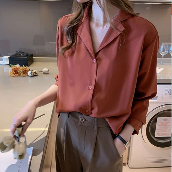 early autumn new fat mm hong kong style chiffon blouse large size loose simple solid color shirt bottom coat, White
early autumn new fat mm hong kong style chiffon blouse large size loose simple solid color shirt bottom coat, White