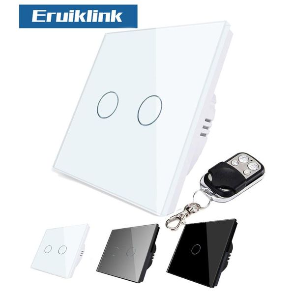 smart home control eruiklink eu/uk standard 1/2/3 gang 1 way remote switch, ac 110~250v wall light touch switch with mini controller
smart home control eruiklink eu/uk standard 1/2/3 gang 1 way remote switch, ac 110~250v wall light touch switch with mini controller