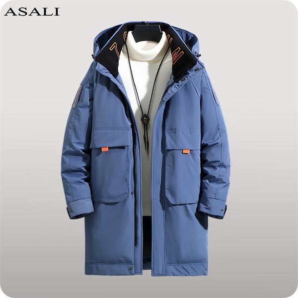mens hooded duck down jacket winter men's parka coat thicked warm streetwear brand casual down coat men windproof parkas 211206, Black
mens hooded duck down jacket winter men's parka coat thicked warm streetwear brand casual down coat men windproof parkas 211206, Black