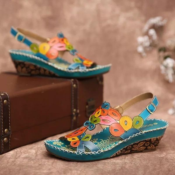 summer fashion women open toe vintage wedges sandals soft pu leather flip-flops mid heels beach shoes mujer platform sandalias, Black
summer fashion women open toe vintage wedges sandals soft pu leather flip-flops mid heels beach shoes mujer platform sandalias, Black