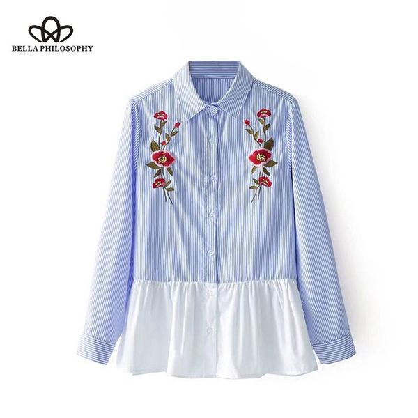 women's blouses & shirts hstar 2021 autumn basic blouse shirt women embroidery sweet female casual patchwork single breasted blusas, White
women's blouses & shirts hstar 2021 autumn basic blouse shirt women embroidery sweet female casual patchwork single breasted blusas, White