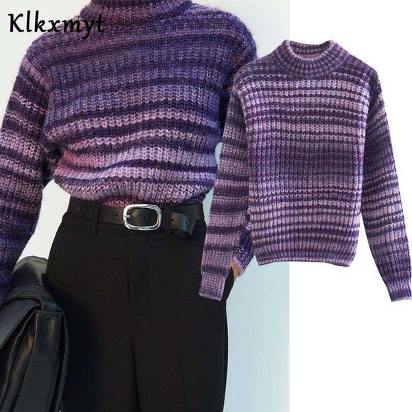 klkxmyt za sweaters women fashion gradients color knitted sweater vintage o neck long sleeve female pullovers chic 210527, White;black
klkxmyt za sweaters women fashion gradients color knitted sweater vintage o neck long sleeve female pullovers chic 210527, White;black