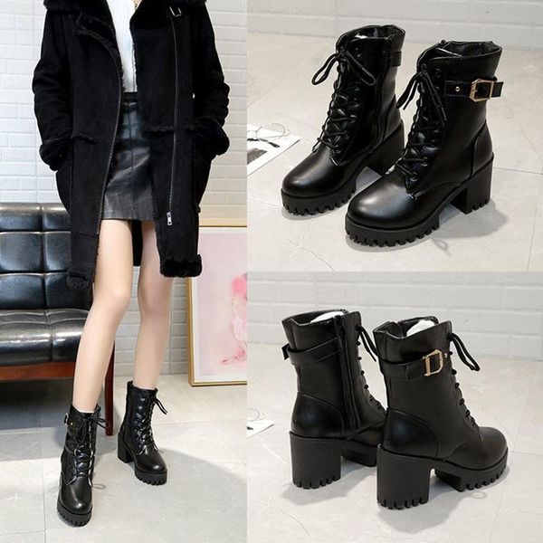 boots winter plush warm black ankle thick high heels women shoes autumn soft leather platform
boots winter plush warm black ankle thick high heels women shoes autumn soft leather platform