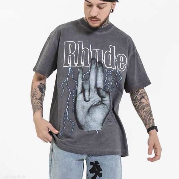 rhude oversized t shirt men women washed do old cowboy jeasn style streetwear t-shirts summer high-quality tees, White;black
rhude oversized t shirt men women washed do old cowboy jeasn style streetwear t-shirts summer high-quality tees, White;black