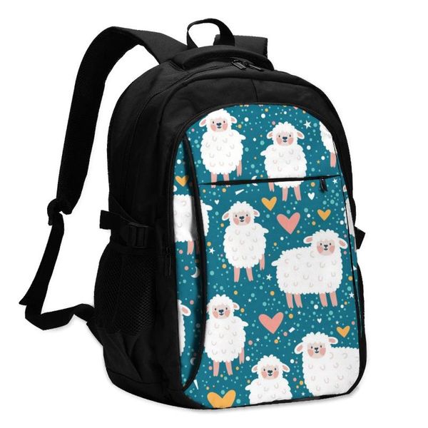 backpack usb charge women cute sheep heart star and dots student letters print school bag teenager girls
backpack usb charge women cute sheep heart star and dots student letters print school bag teenager girls