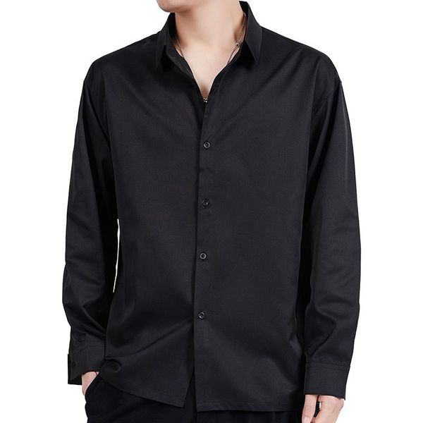 men's casual shirts 2021 fashion cotton long sleeve men shirt solid slim fit male social white black dress
men's casual shirts 2021 fashion cotton long sleeve men shirt solid slim fit male social white black dress