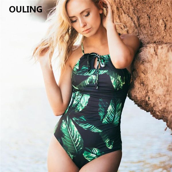 one-piece suits high waist one piece swimsuit vintage bandage bodysuit leaves print bathing suit halter trajes de bano women maio feminino p
one-piece suits high waist one piece swimsuit vintage bandage bodysuit leaves print bathing suit halter trajes de bano women maio feminino p
