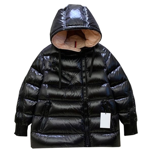 winter women's down jacket large zipper 90% down thickened warm men's and women's fashion cold proof jacket 210930, Black
winter women's down jacket large zipper 90% down thickened warm men's and women's fashion cold proof jacket 210930, Black