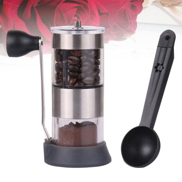 manual coffee grinders mini portable hand-crank bean spice hand grinder mill kitchen tool with spoon
manual coffee grinders mini portable hand-crank bean spice hand grinder mill kitchen tool with spoon