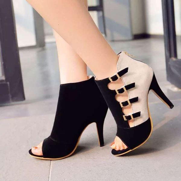 2021 new summer high heels fashion zipper buckle thin heel peep toe women shoes casual party wedding ladies plus size pumps n333, Black
2021 new summer high heels fashion zipper buckle thin heel peep toe women shoes casual party wedding ladies plus size pumps n333, Black