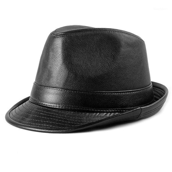 season middle-aged and elderly men's jazz hat pu leather hat british light plate simple casual m1, Blue;gray
season middle-aged and elderly men's jazz hat pu leather hat british light plate simple casual m1, Blue;gray