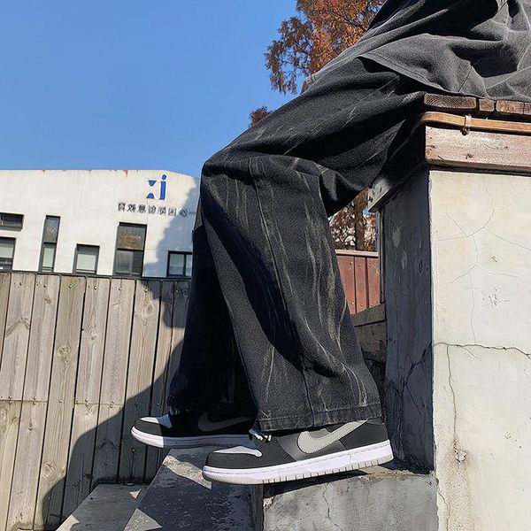 men's pants men straight harem jeans summer black korean man loose denim trousers streetwear male casual
men's pants men straight harem jeans summer black korean man loose denim trousers streetwear male casual