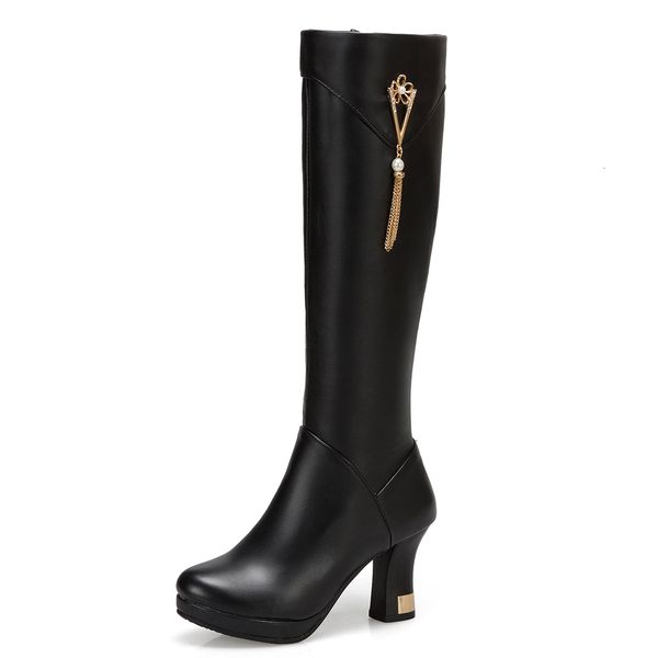 women's with bangs and pearl decoration of metal floral zipper side-saddle square heel knee-length plutonium short wool boots 6zxt, Black
women's with bangs and pearl decoration of metal floral zipper side-saddle square heel knee-length plutonium short wool boots 6zxt, Black