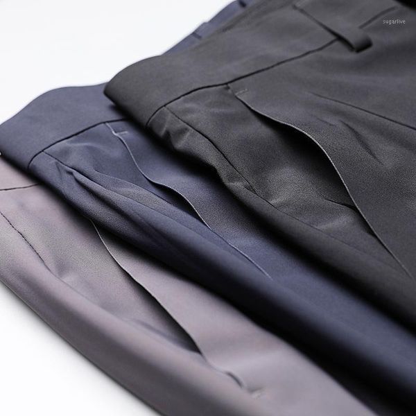 men's pants summer high-end rubber pressed men's trousers silky, ironing, breathable and cool, elastic business men slim straight, Black
men's pants summer high-end rubber pressed men's trousers silky, ironing, breathable and cool, elastic business men slim straight, Black