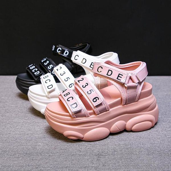 fashion peep toe hollow out non-slip wedges rome shoes letter hook & loop thick bottom sandals patchwork beach shoes 8.5cm, Black
fashion peep toe hollow out non-slip wedges rome shoes letter hook & loop thick bottom sandals patchwork beach shoes 8.5cm, Black
