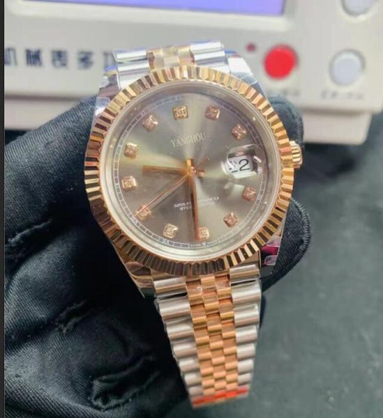 wristwatches luxury bp factory r126333 bicolor date 2813 automatic movement grey dial sapphire glass 41mm mens watch, Slivery;brown
wristwatches luxury bp factory r126333 bicolor date 2813 automatic movement grey dial sapphire glass 41mm mens watch, Slivery;brown