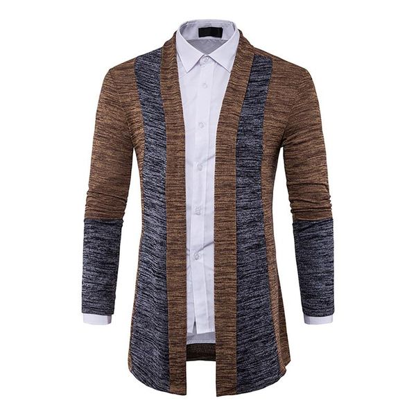 men's trench coats men blend autumn and winter fashion jacket contrast color coat sweater cardigan keep warm business style, Tan;black
men's trench coats men blend autumn and winter fashion jacket contrast color coat sweater cardigan keep warm business style, Tan;black