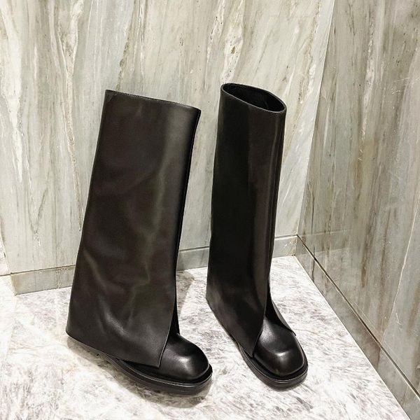 boots 2021 autumn and winter products round toe trousers fashion trendy women's all-match was thin femmes bottes, Black
boots 2021 autumn and winter products round toe trousers fashion trendy women's all-match was thin femmes bottes, Black