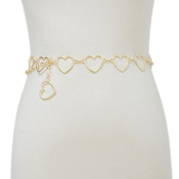 new women's decorative metal thin waist chain fashion simple versatile heart love belt, Black;brown
new women's decorative metal thin waist chain fashion simple versatile heart love belt, Black;brown