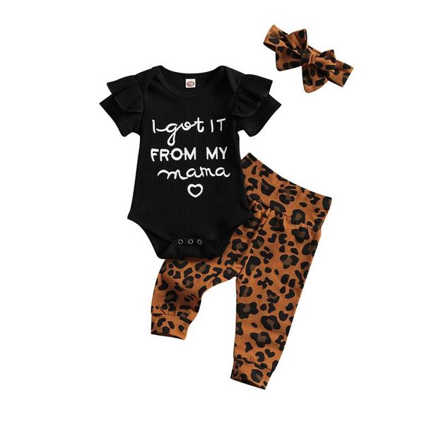 clothing sets born toddler girls 3pcs outfits suits short sleeve letter printed romper +leopard long pant+headband, White
clothing sets born toddler girls 3pcs outfits suits short sleeve letter printed romper +leopard long pant+headband, White