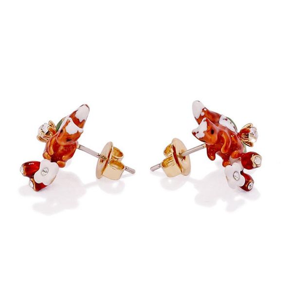 stud european and american fashion personality animal earrings cute enamel small animals no pierced ear clip women's accessories, Golden;silver
stud european and american fashion personality animal earrings cute enamel small animals no pierced ear clip women's accessories, Golden;silver