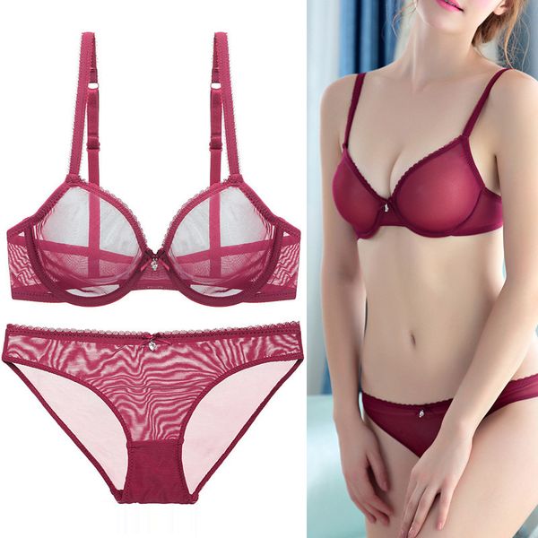 59% off factory outlet store 464# underwear thin mesh bra suit women's ultra, Red;black
59% off factory outlet store 464# underwear thin mesh bra suit women's ultra, Red;black