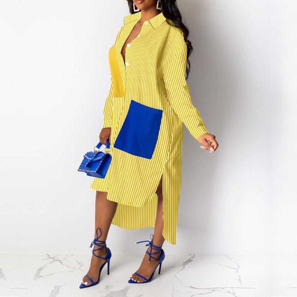 casual dresses asymmetrical striped midi shirt dress loose streetwear female vestiod long african women plus size 2xl 2021, Black;gray
casual dresses asymmetrical striped midi shirt dress loose streetwear female vestiod long african women plus size 2xl 2021, Black;gray