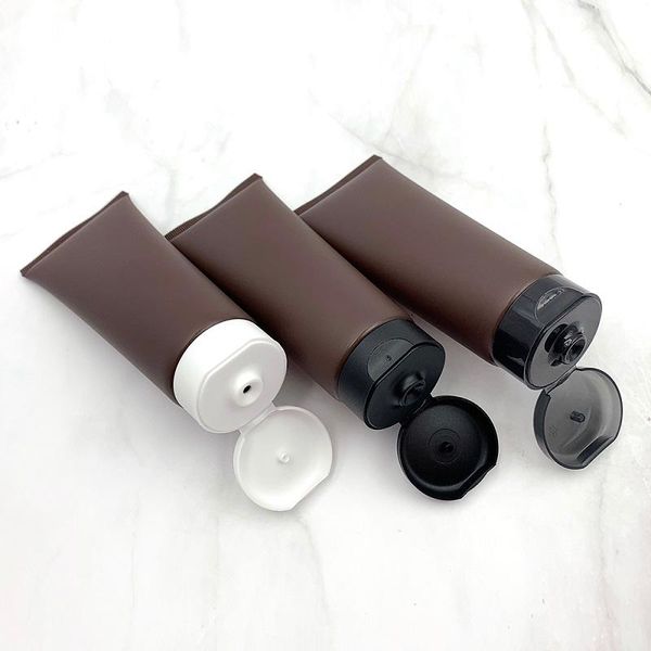 100ml matte brown white plastic lotion bottle 100g cosmetic squeeze soft tube facial cream packaging container
100ml matte brown white plastic lotion bottle 100g cosmetic squeeze soft tube facial cream packaging container