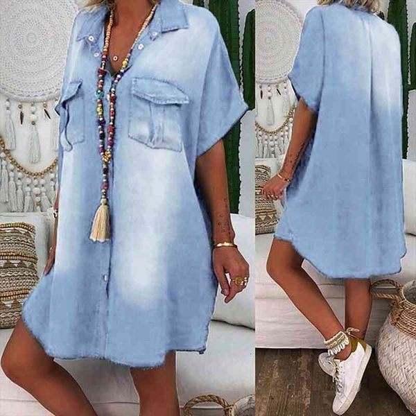 30h plus size asymetric denim women dresses batwing short sleeve knee length pocket dress vestido de mujer, Black;gray
30h plus size asymetric denim women dresses batwing short sleeve knee length pocket dress vestido de mujer, Black;gray