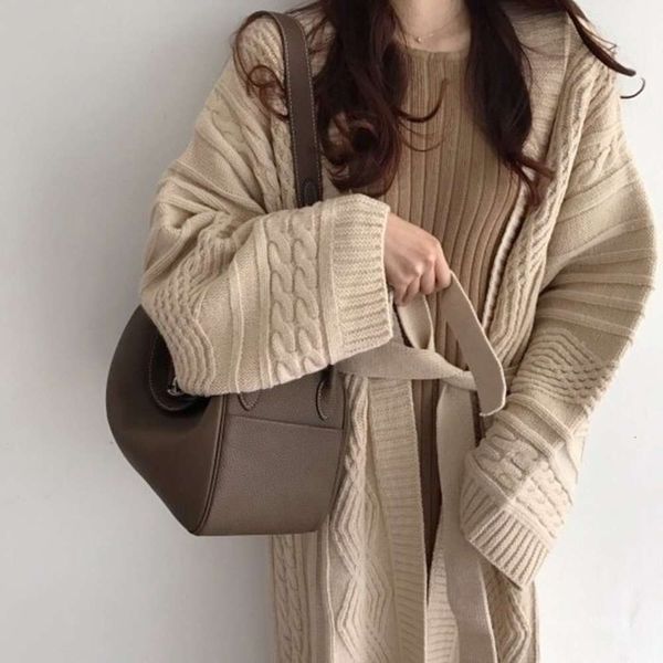 fashion wool new loose long waistline women's windbreaker coat knee length sweater luxury, Tan;black
fashion wool new loose long waistline women's windbreaker coat knee length sweater luxury, Tan;black