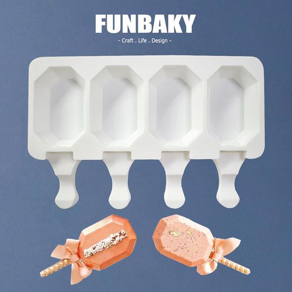 baking moulds funbaky polygonal 4 cavity ice cream mold reusable popsicle molds diy multi-style homemade makers
baking moulds funbaky polygonal 4 cavity ice cream mold reusable popsicle molds diy multi-style homemade makers