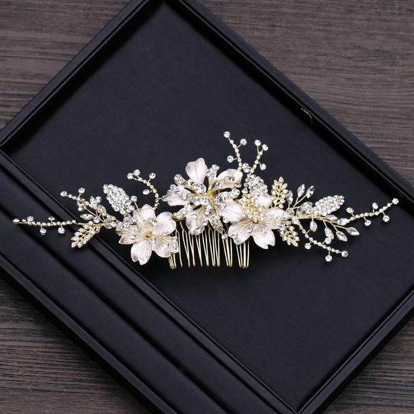 hair clips & barrettes handmade crystal bridal combs gold colors rhinestone floral wedding accessories alloy jewelry, Golden;silver
hair clips & barrettes handmade crystal bridal combs gold colors rhinestone floral wedding accessories alloy jewelry, Golden;silver
