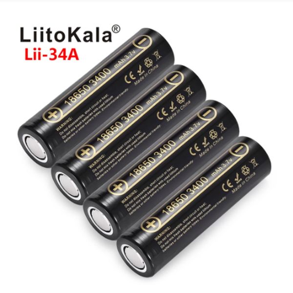 liitokala lii-34a battery 100% original ncr18650b 3.7v 3400 mah 18650 lithium rechargeable for flashlight batteries
liitokala lii-34a battery 100% original ncr18650b 3.7v 3400 mah 18650 lithium rechargeable for flashlight batteries